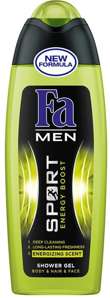 Гель для душа Fa Men Sport Energy Boost 250 мл (5410091692919) - Фото 1