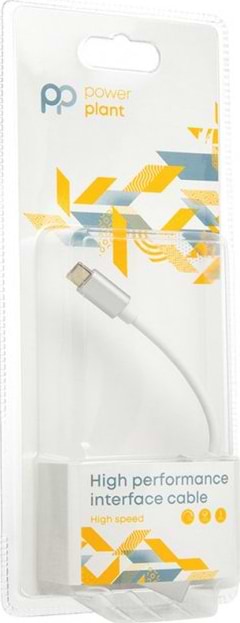 Фото - Уцінка - Перехідник PowerPlant USB Type-C 3.1 Thunderbolt 3 (M) - DisplayPort (F), 4K, 0.15 (CA911851)
