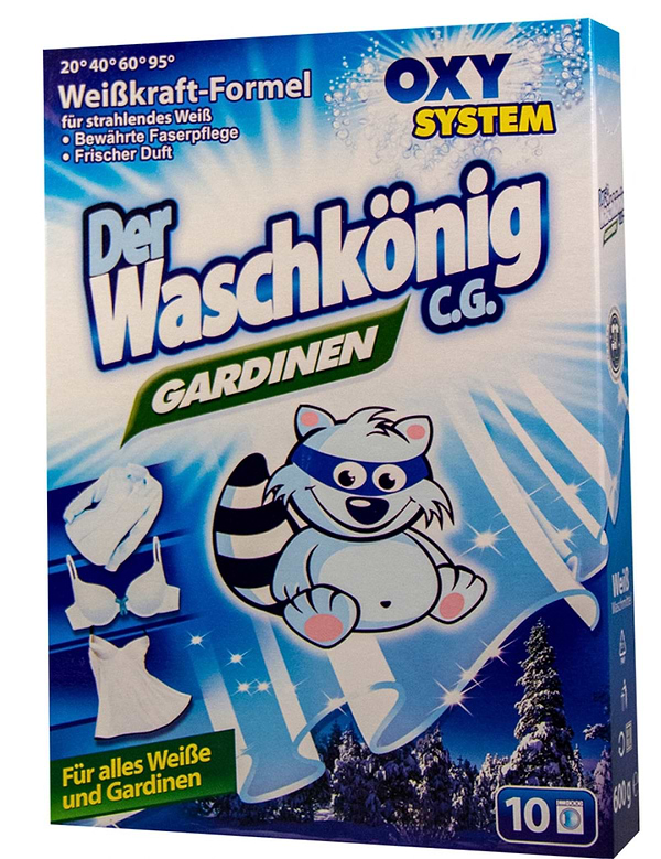 Фото - Пральний порошок Waschkonig Gardinen 600 г (4260353550768)