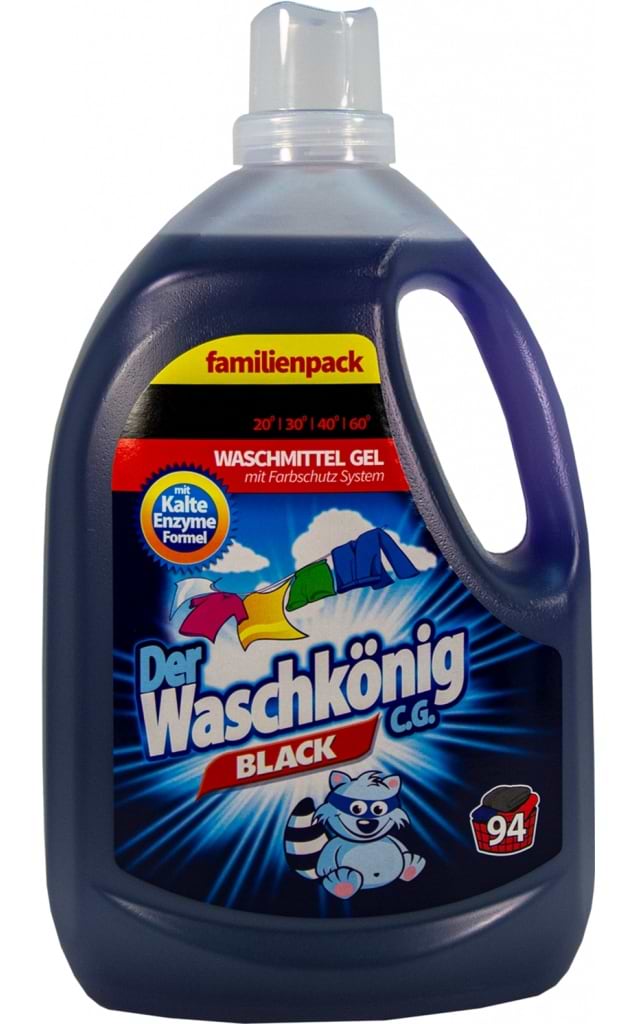 Гель для прання Waschkonig Black 3.305 л (4260418930412) - Фото 1