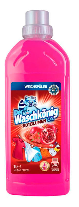 Ополаскиватель для белья Waschkonig Rotblumen 1000 мл (4260353550393)