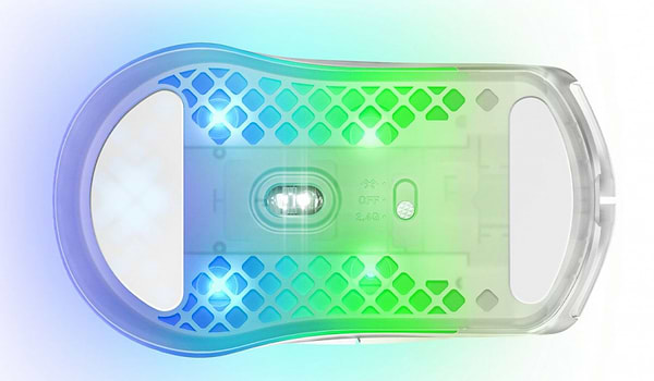Фото - Миша дротова ігрова SteelSeries Aerox 3 Snow (62603)