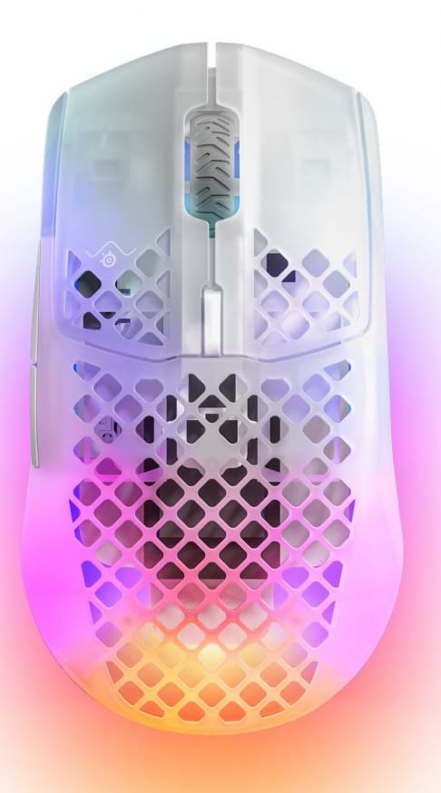 Фото - Миша дротова ігрова SteelSeries Aerox 3 Snow (62603)