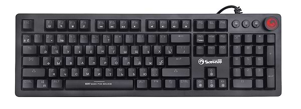 Фото - Клавіатура дротова ігрова Marvo KG917 Multi-LED Mechanical Blue Switch