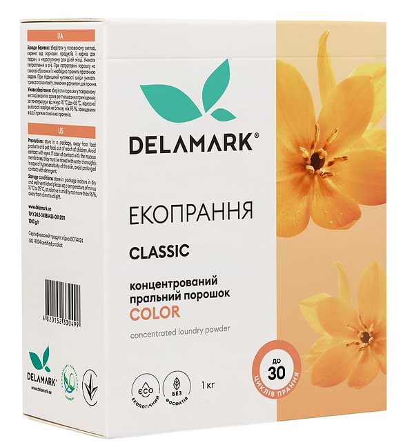 Фото - Пральний порошок DeLaMark Color 1 кг (4820152330499) Фото - Пральний порошок DeLaMark Color 1 кг (4820152330499)