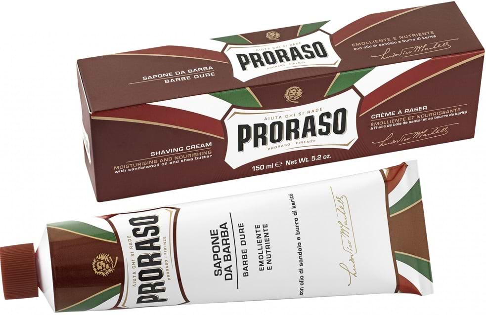 Крем для бритья Proraso с Маслом Ши и Сандаловым маслом 150 мл (8004395001095)