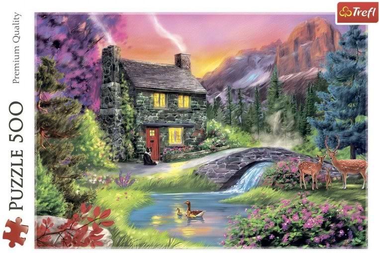 Пазли (8 +) Trefl Гірська ідилія 500 елементів (6085502)