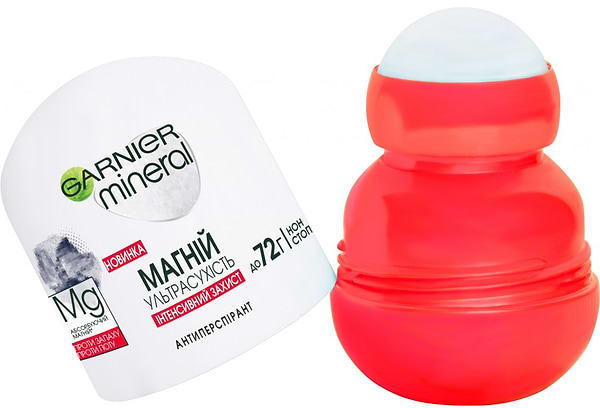 Фото - Дезодорант шариковый Garnier Mineral Магний Ультрасухость 50 мл (3600542309943)