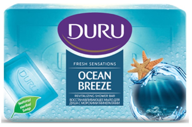 Твердое мыло Duru Fresh Sensations Океанский бриз 150 г (8690506494612)