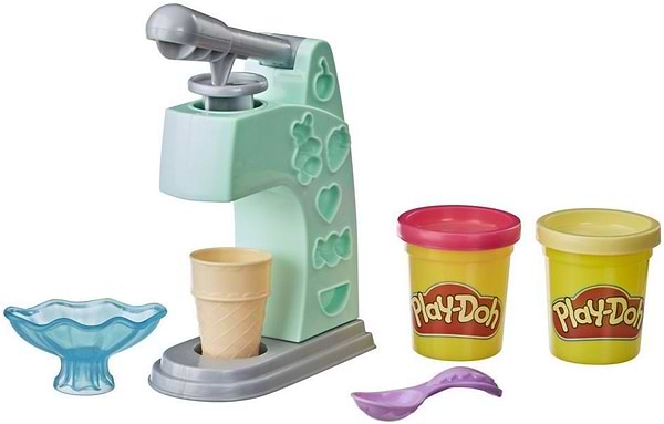 Фото - Набори для ліплення Play Doh Hasbro Улюблені набори в мініатюрі "Набір морозива" (E4902_E9368)