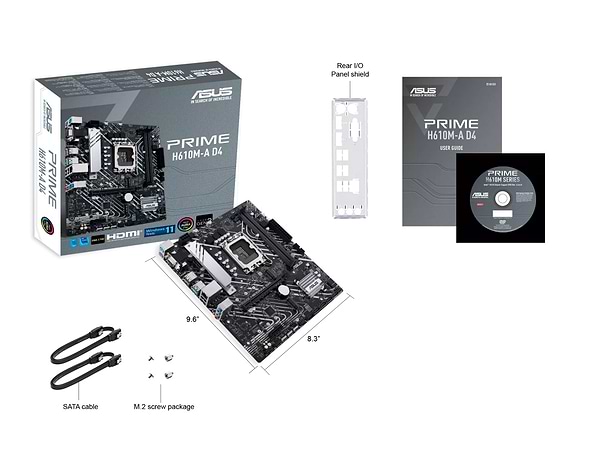 Фото - Материнская плата Asus Prime H610M-A WIFI D4