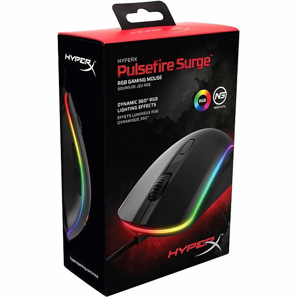 Фото - Мышь проводная игровая HyperX Pulsefire Surge Black (4P5Q1AA)