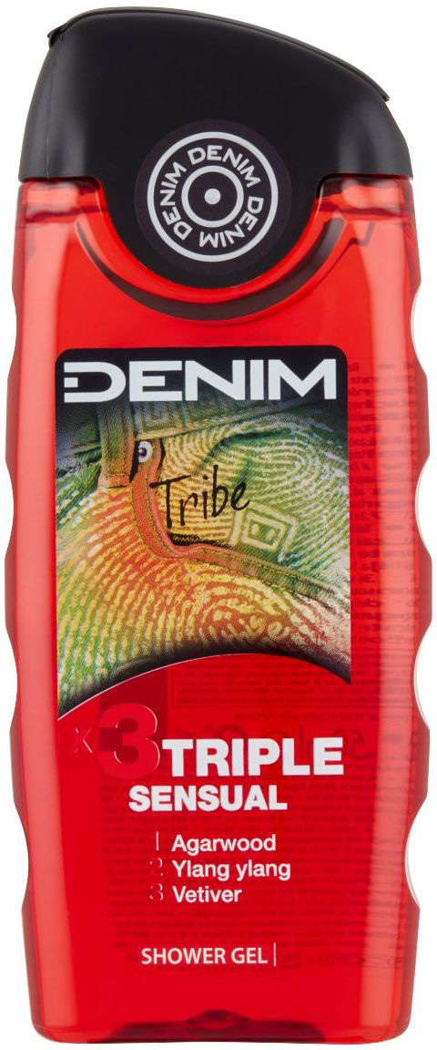 Гель для душа DENIM Tribe потрійна чуттєвість 250 мл (8008970044408) - Фото 1