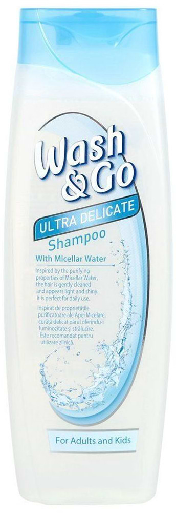 Фото - Шампунь жіночий Wash&Go на міцелярній воді для всіх типів волосся 200 мл (8008970047423)