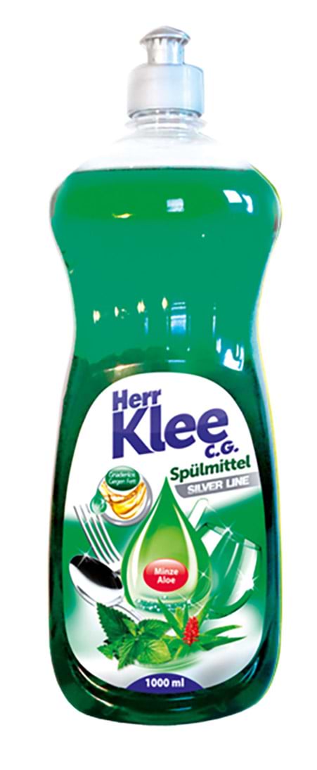 Купити Засіб для ручного миття посуду Klee Minze Aloe 1000 мл (4260353550461) - Фото 1 Засіб для ручного миття посуду Klee Minze Aloe 1000 мл (4260353550461) - Фото 1