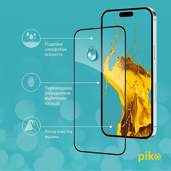 Фото - Защитное стекло для смартфона Piko Full Glue for Apple iPhone 14 Pro (1283126541889)