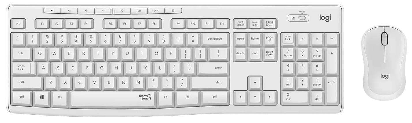 Клавиатура+мышь беспроводная Logitech MK295 Silent Wireless Combo (920-009824) - Фото 1