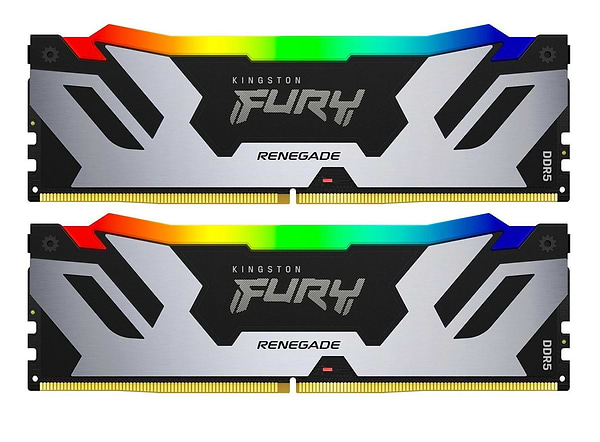 Фото - Память DDR Kingston DDR5 16GBx2/6400 FURY Renegade RGB (KF564C32RSAK2-32)