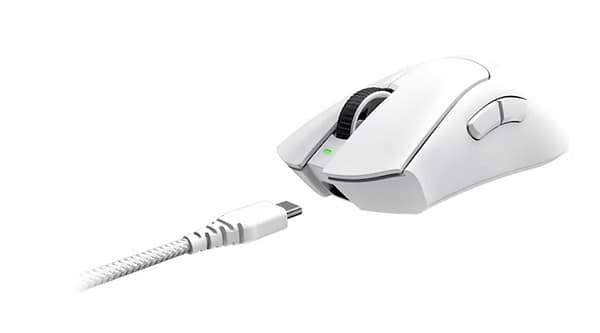 Фото - Миша бездротова ігрова Razer DeathAdder V3 PRO Wireless White (RZ01-04630200-R3G1)