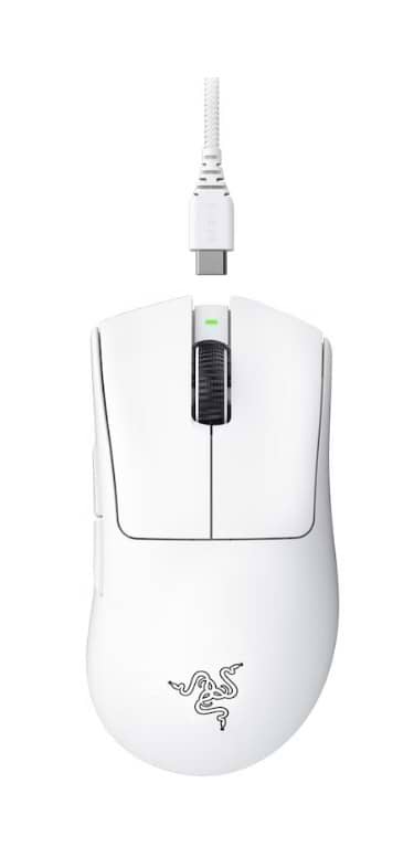 Фото - Миша бездротова ігрова Razer DeathAdder V3 PRO Wireless White (RZ01-04630200-R3G1)