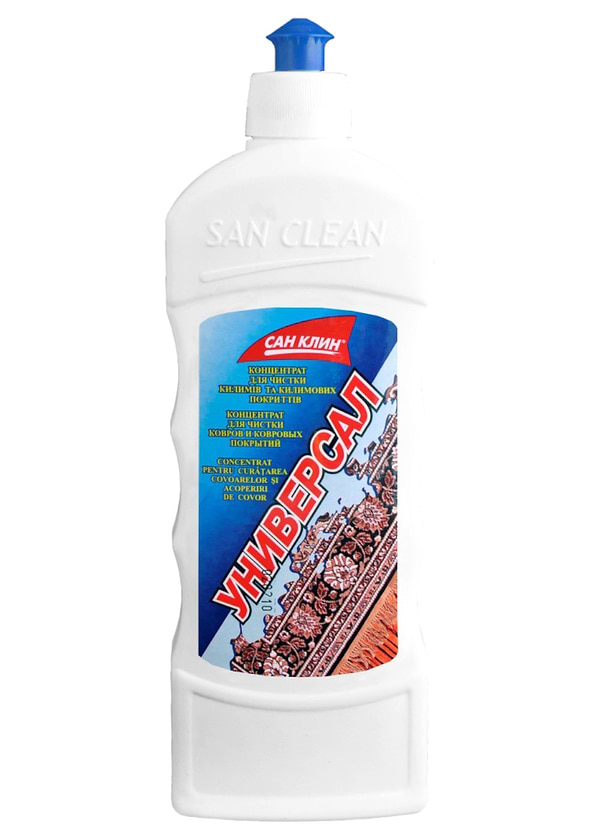 Фото - Чистящее средство универсальное San Clean для ковров Универсал 500 мл (4820003540190) Фото - Чистящее средство универсальное San Clean для ковров Универсал 500 мл (4820003540190)