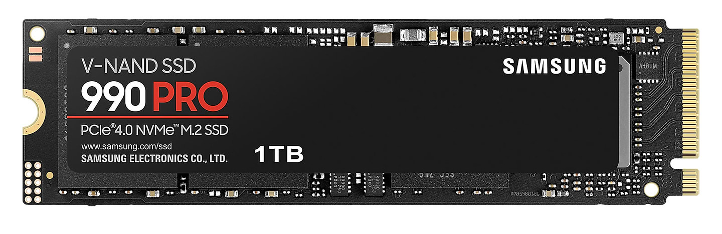 SSD-накопитель внутренний Samsung M.2 2280 1TB/990 PRO (MZ-V9P1T0BW)