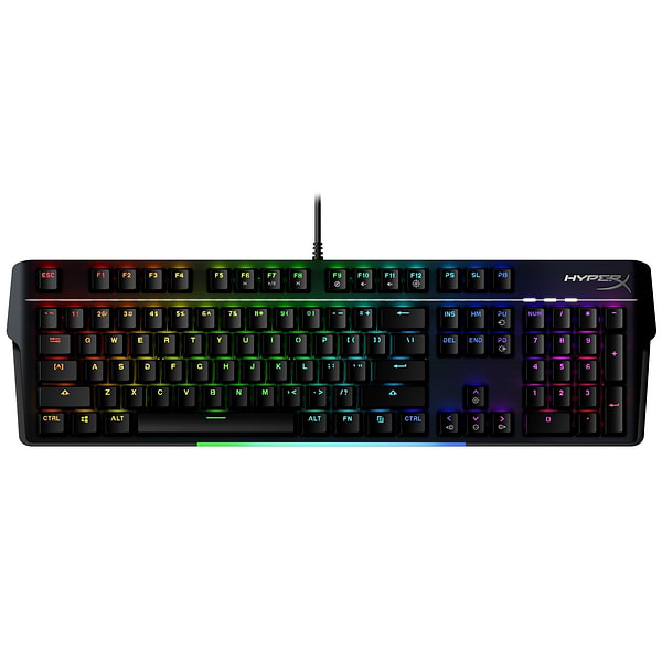 Фото - Клавіатура дротова ігрова HyperX Alloy MKW100 USB Black RUS (4P5E1AX)