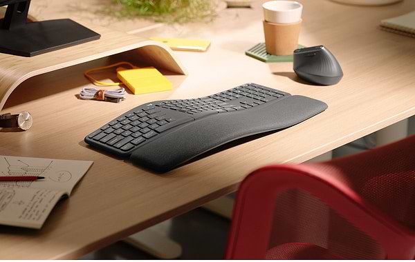 Фото - Клавиатура беспроводная Logitech K860 Ergo Graphite (920-010352)