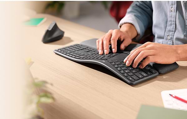 Фото - Клавиатура беспроводная Logitech K860 Ergo Graphite (920-010352)