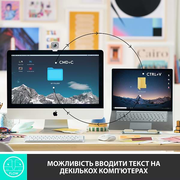 Фото - Клавіатура бездротова Logitech MX Keys Mini Pale Grey (920-010499)