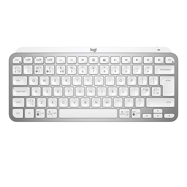 Фото - Клавіатура бездротова Logitech MX Keys Mini Pale Grey (920-010499)