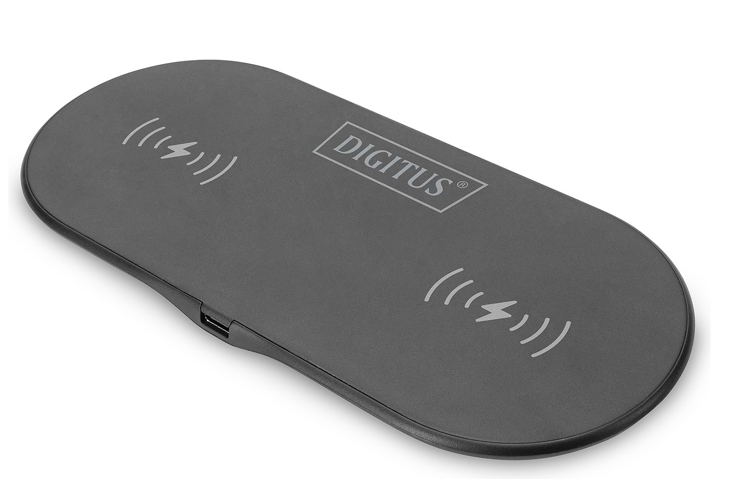Беспроводное зарядное устройство Digitus Wireless Charging, Pad, Duo 15W (DA-10082)