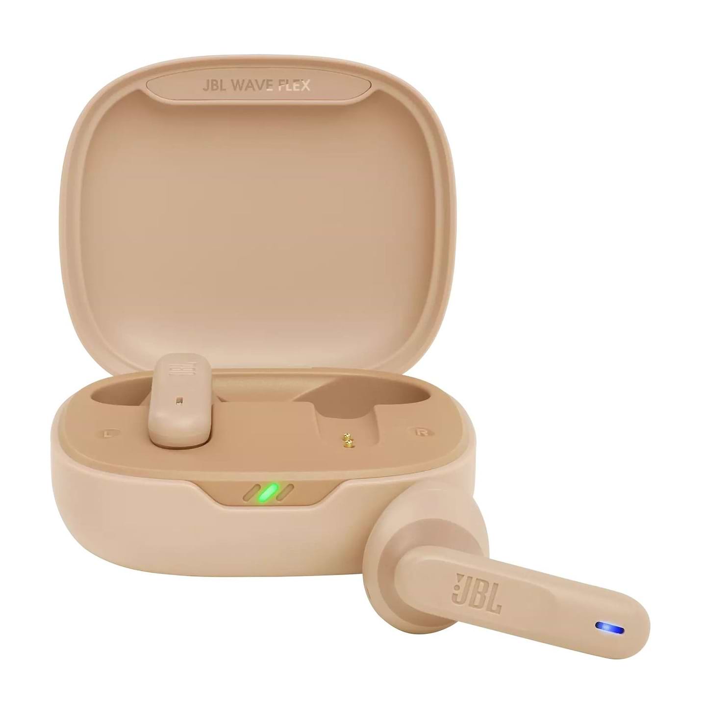 Наушники вкладыши беспроводные TWS JBL Wave Flex Beige (JBLWFLEXBEG) - Фото 1