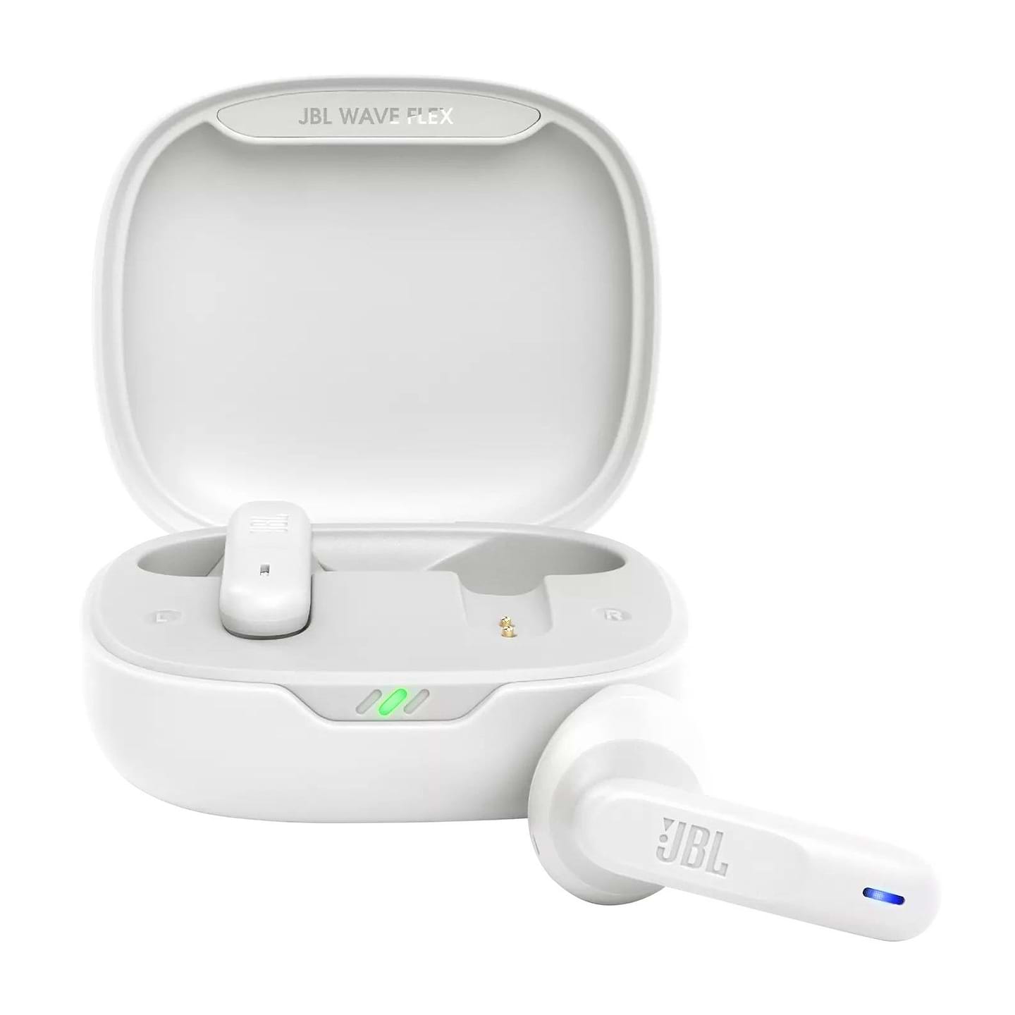 Наушники вкладыши беспроводные TWS JBL Wave Flex White (JBLWFLEXWHT) - Фото 1