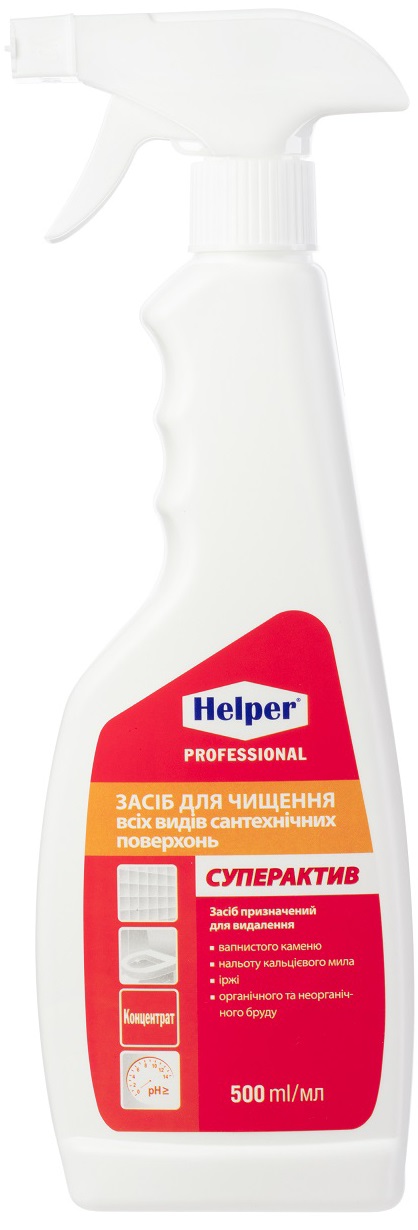 Фото - Засіб для миття у ванній кімнаті Helper Prof Супер 500 мл
