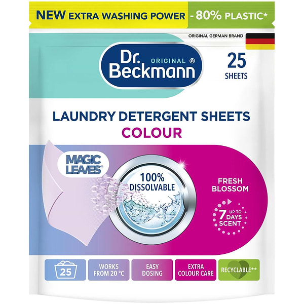 Фото - Засіб для делікатного прання Dr.BECKMANN Magic Leaves 25 шт (4008455585215) Фото - Засіб для делікатного прання Dr.BECKMANN Magic Leaves 25 шт (4008455585215)