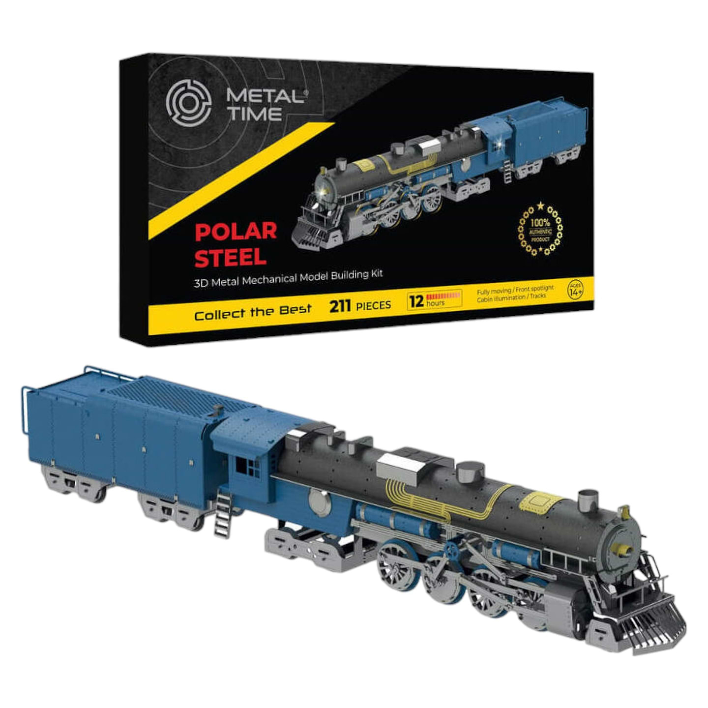 Металевий конструктор Metal Time Polar Steel color (MT052)