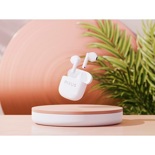 Фото - Наушники вкладыши беспроводные TWS Pixus Muse White