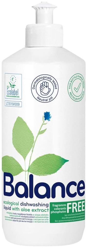 Средство для ручного мытья посуды BALANCE с алоэ 450 мл
