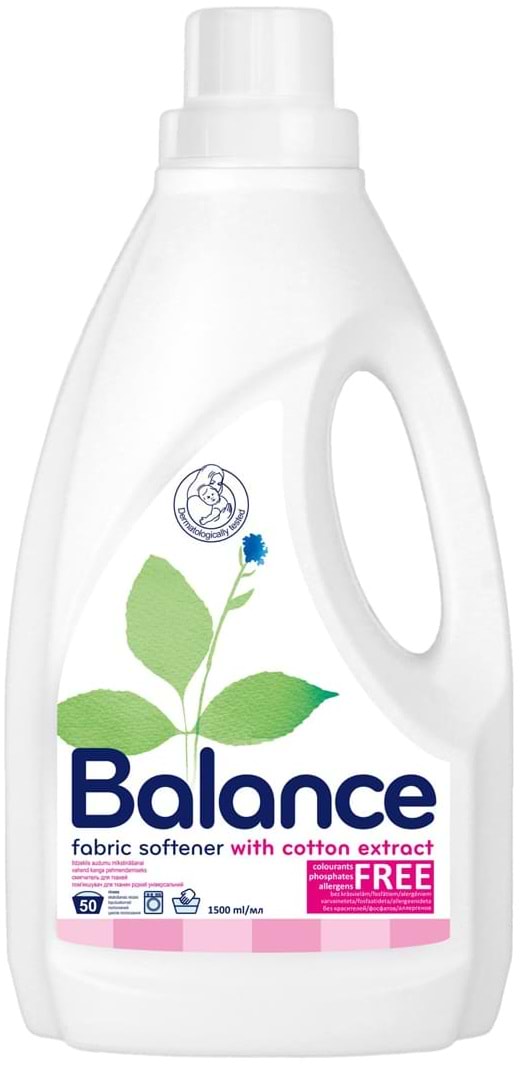 Ополаскиватель для белья BALANCE с добавлением хлопка 1,5