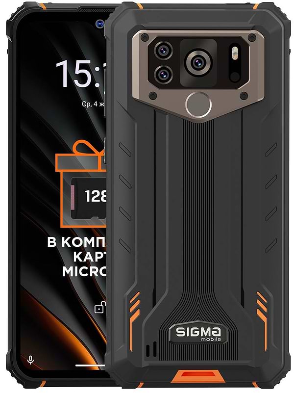 Фото - Смартфон Sigma mobile X-treme PQ55 Dual Sim Black/Orange