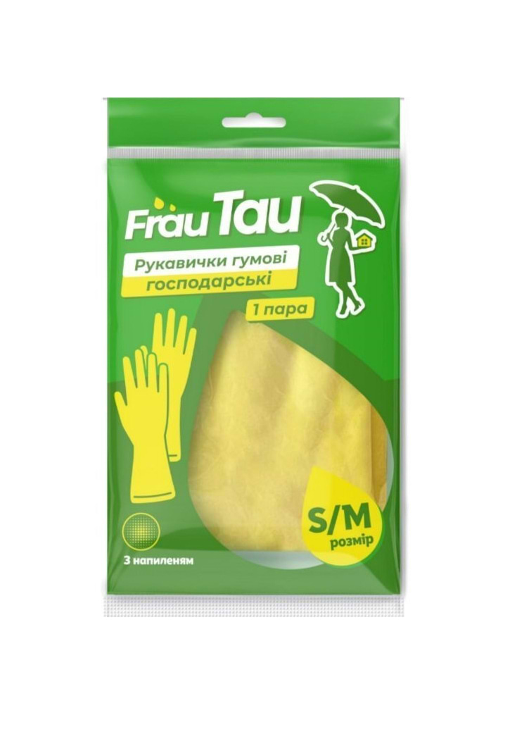 Купити Рукавички латексні Frau Tau S/М (4820263230992) - Фото 1 Рукавички латексні Frau Tau S/М (4820263230992) - Фото 1