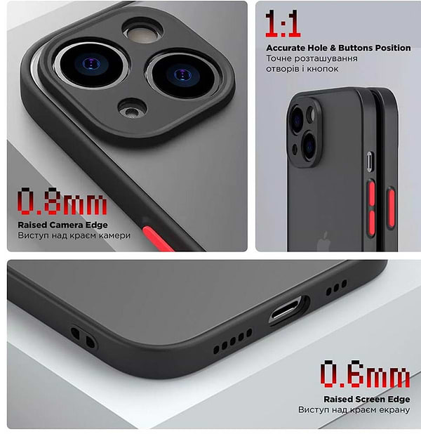 Фото - Чохол для смартфону Armorstandart Frosted Matte for OPPO A18 4G / A38 4G Black (ARM72402)