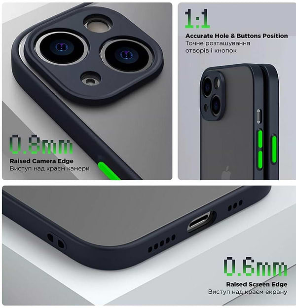 Фото - Чохол для смартфону Armorstandart Frosted Matte for  Xiaomi Redmi Note 13 5G Navy Blue (ARM71883)