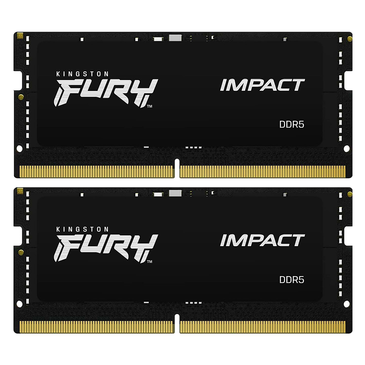 Пам'ять DDR Kingston Fury Impact SO-DIMM DDR5 6400MHz 32GB Kit 2x16GB (KF564S38IBK2-32)