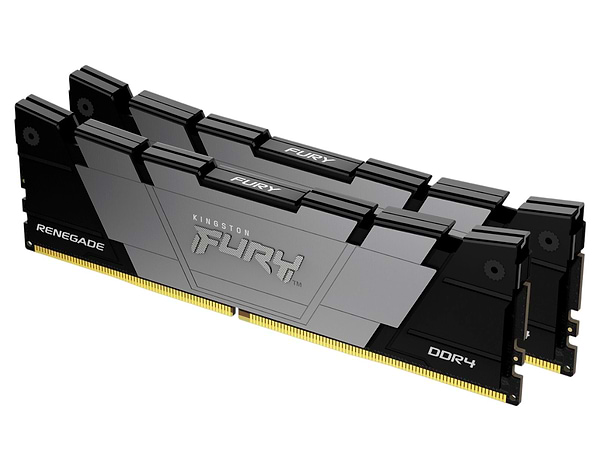 Фото - Память DDR Kingston 16GB DDR4 CL19 DIMM (Kit of 2) FURY Renegade Black (KF448C19RB2K2/16)