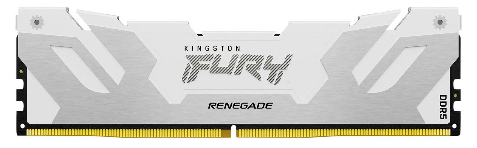 Пам'ять DDR Kingston Renegade White/Silver DDR5 6400MHz 16GB (KF564C32RW-16)