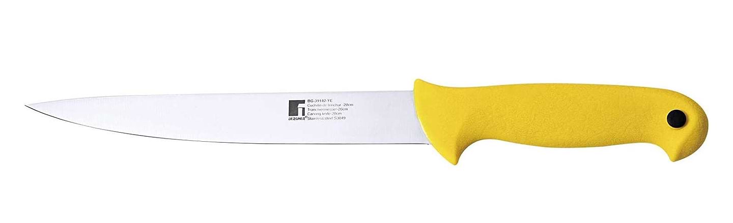 Ніж кухонний Bergner Professional color 17,5 см (BG-39142-YE) - Фото 1