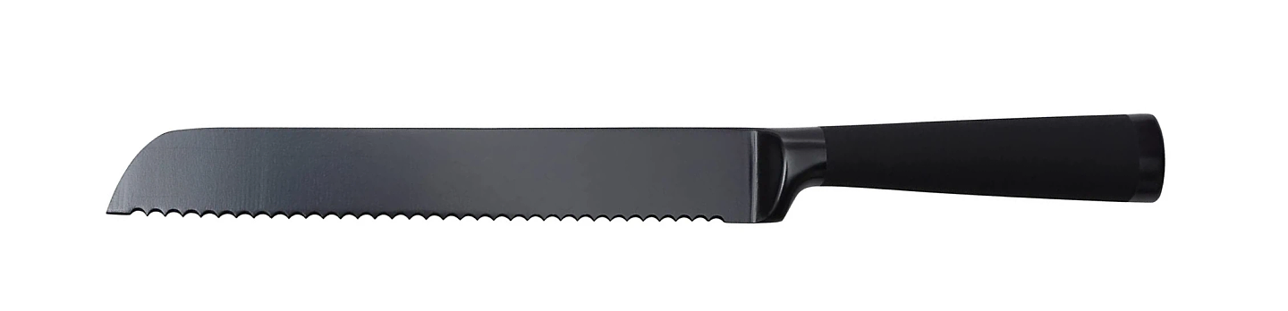 Нож для хлеба Bergner Blackblade 20 см (BG-8774)