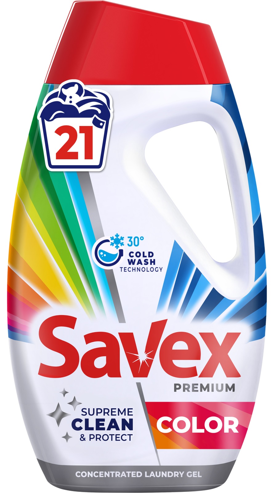 Гель для прання SAVEX Premium Color 0.945 л (3800024047831) - Фото 1